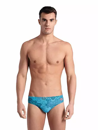 ARENA | Bañador slip para hombre Camo Kikko | dunkelblau